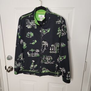 Women's Erin London Embellished Zip Up Jacket  Size Large